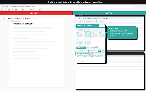 Tab Resize On Chrome™ screenshot
