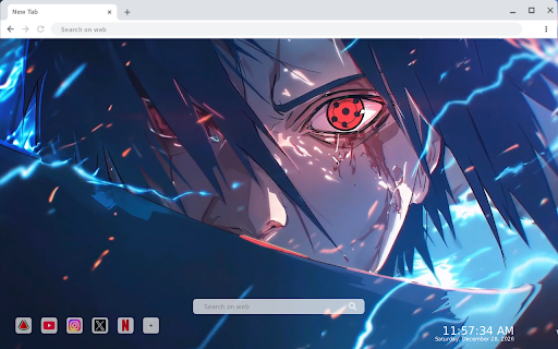 Itachi Sharingan Lightning Live Wallpaper screenshot