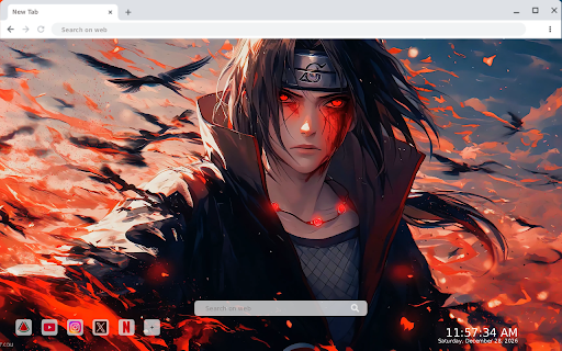 Itachi Uchiha Live Wallpaper screenshot