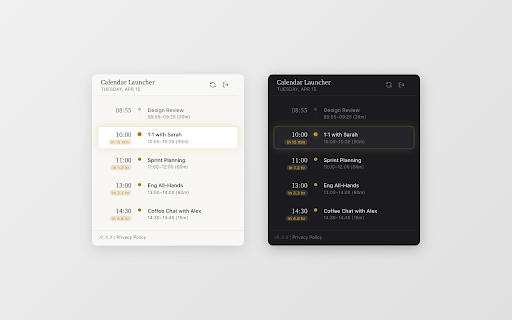 Kanary Calendar Launcher screenshot