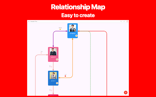 Simple Relationship Map AI screenshot