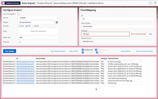 Salesforce Inspector Reloaded screenshot