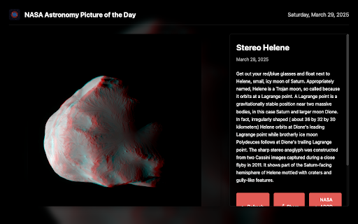 NASA Image of the Day screenshot