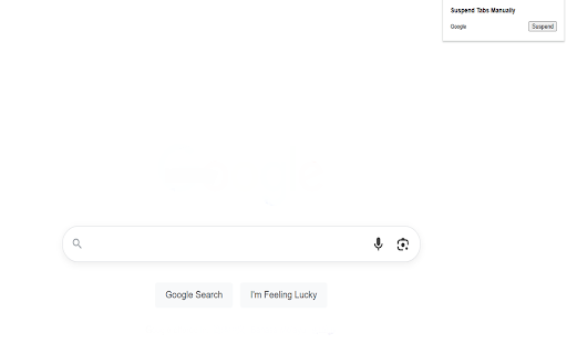 Suspend Tabs Manually screenshot