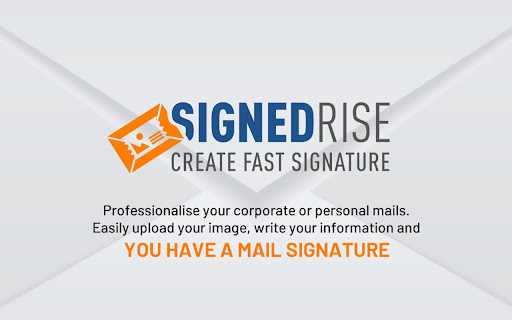 SignedRise - Professional Email Signature screenshot