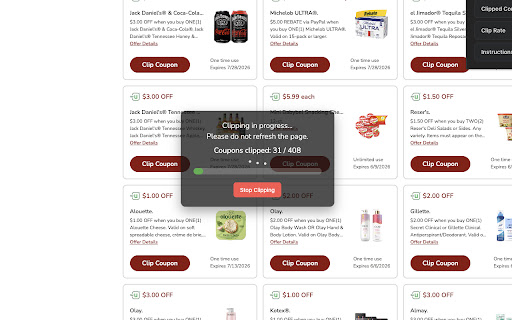 Coupon Clipper screenshot