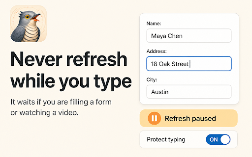 Auto Refresh Page, Tab Reloader & Page Monitor - Auto Reload Tabs and Pages screenshot