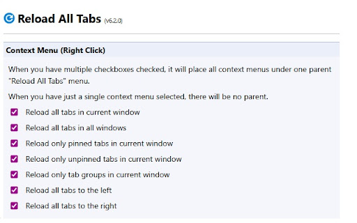 Reload All Tabs screenshot