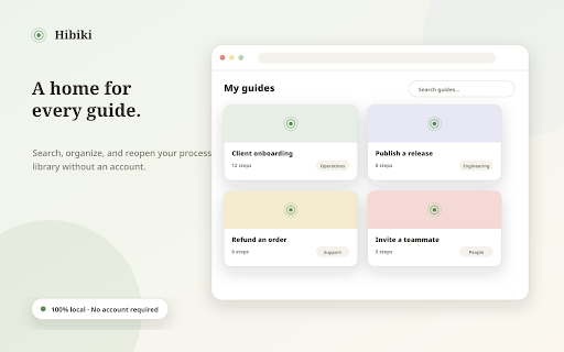 Hibiki – Step-by-Step Guide & Tutorial Maker screenshot