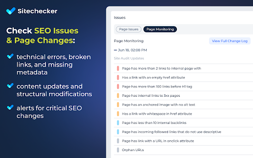 Website SEO Checker screenshot