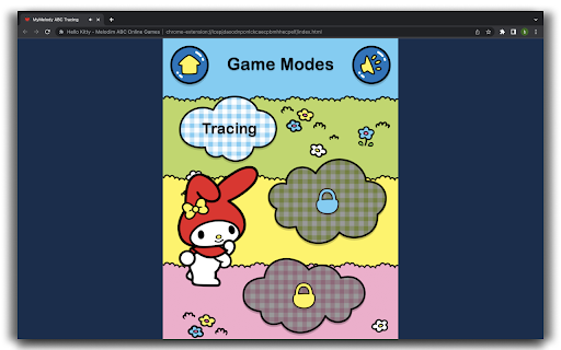 Hello Kitty - My Melody ABC - HTML5 Game screenshot