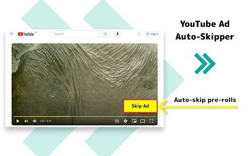 Youtube Video Skip Ad Trigger screenshot