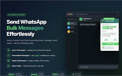 (FREE) WA Bulk Sender screenshot