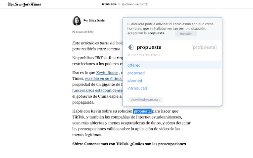 Lingualeo Language Translator screenshot