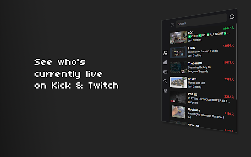 Kitch - Kick & Twitch notifications screenshot