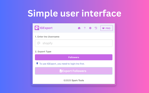 IGExport - Follower & Following Export for Ins screenshot
