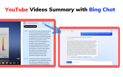 YouTube Summary with Bing Chat - All Browsers screenshot