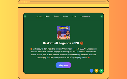 Basketball Legends 2020 Unblocked Game screenshot