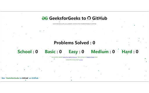 GfG to GitHub screenshot