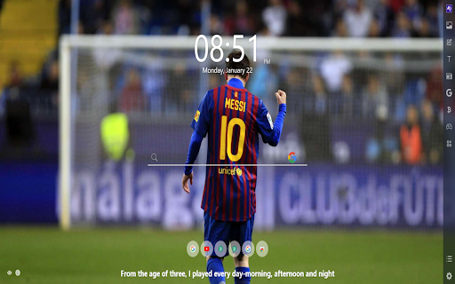 Lionel Messi MeaVana screenshot