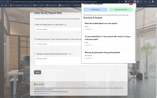 Form Genius - Form Solver that works everywhere screenshot