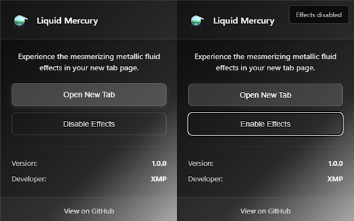 Liquid Mercury Visualizer screenshot