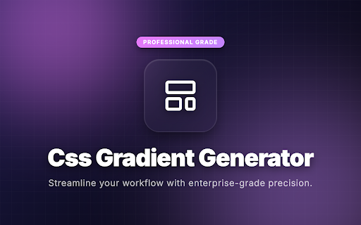 CSS Gradient Generator & Picker screenshot