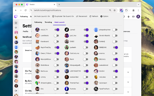 Twitch Live Chime screenshot