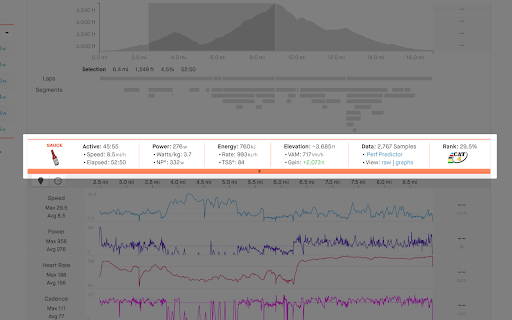 Sauce for Strava™ screenshot