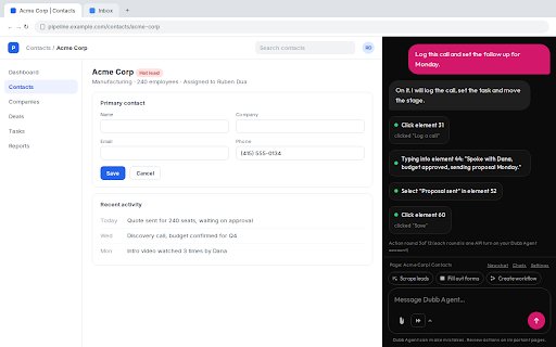 Dubb Agent screenshot