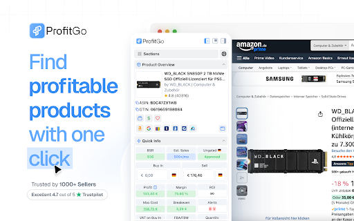 ProfitGo for Amazon and Online Arbitrage Sellers by ProfitPath screenshot