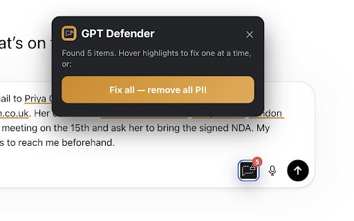 GPT Defender screenshot