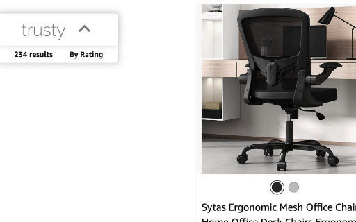 Trusty Search Assistant for Amazon screenshot