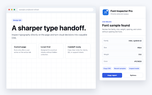 Font Inspector Pro screenshot