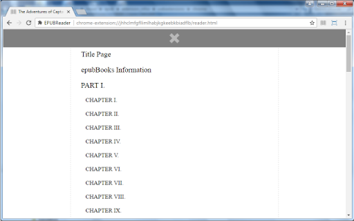 EPUBReader screenshot