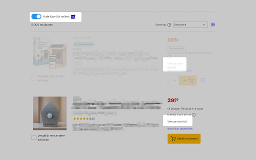 Enhanced Bol.com screenshot