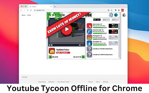 YouTube Tycoon screenshot