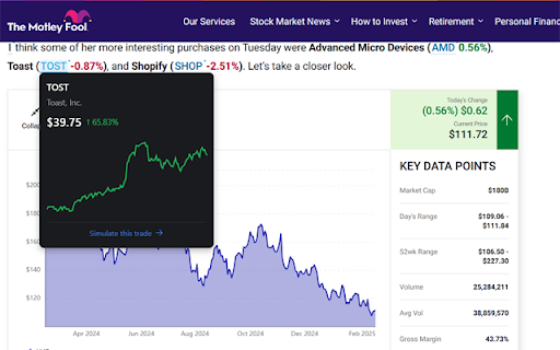 ChartPop screenshot