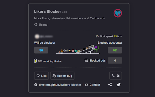 Likers Blocker screenshot