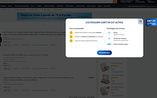 Cart'In screenshot