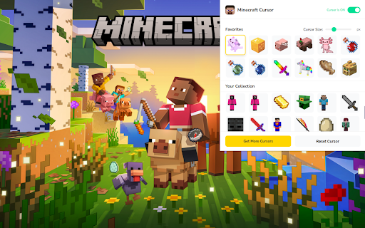 Minecraft Cursor ★ Custom Cursor for Chrome™ screenshot