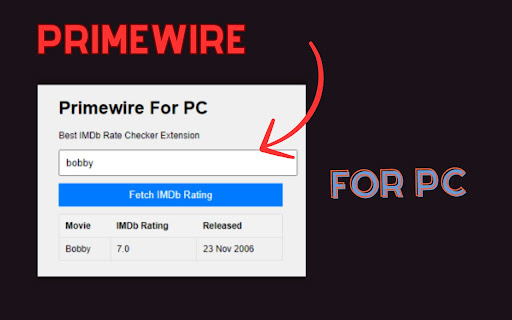 Primewire For PC,windows and Mac(Download Safely) screenshot