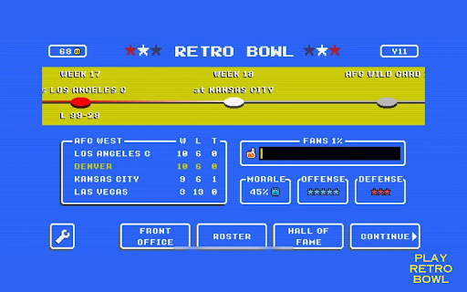 Retro Bowl™ screenshot