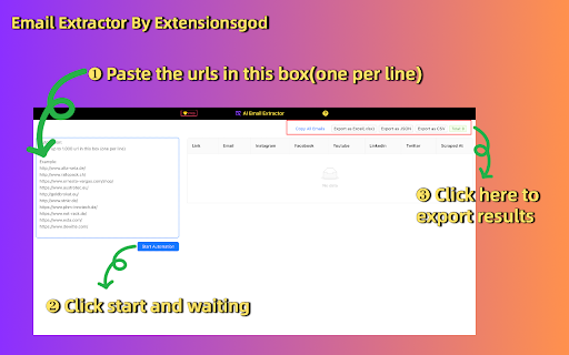 Web Email Hunter screenshot