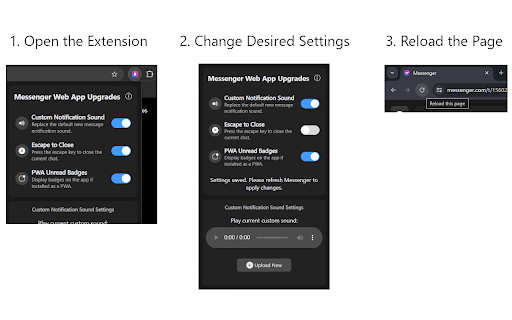 Messenger Web App Upgrades screenshot