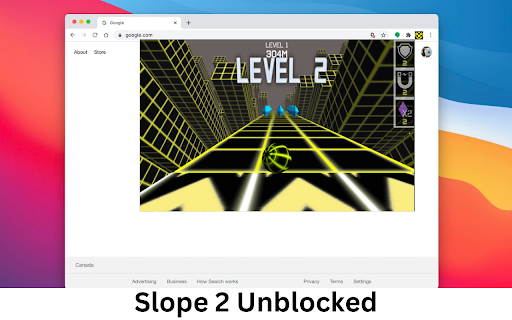 Slope 2 Unblocked Game screenshot