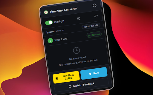 TimeZone Converter screenshot