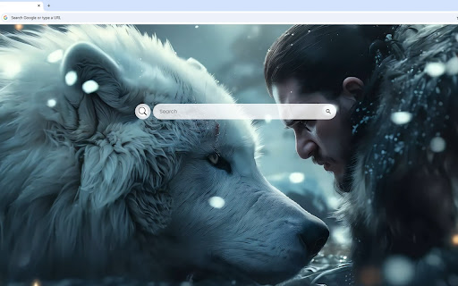 Jon Snow Wolf Live Wallpaper screenshot