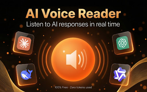 AI Voice Reader: Read Aloud for ChatGPT, Claude, DeepSeek & Qwen screenshot