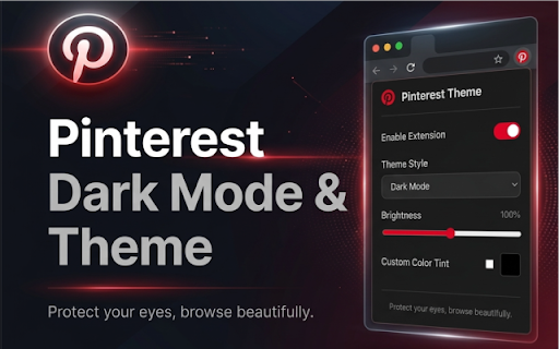 Pinterest Dark Mode & Night Theme screenshot